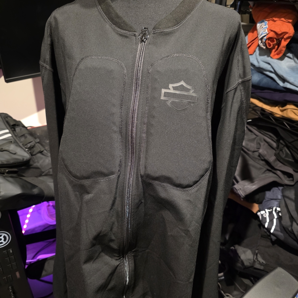 Harley-Davidson Black Zip Front Jacket